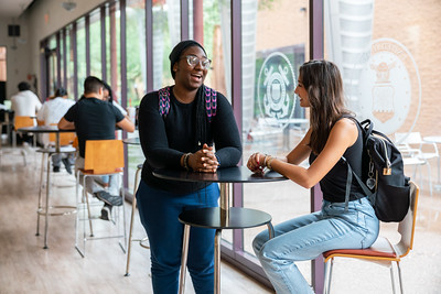 students on campus