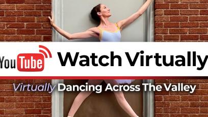 Ballerina Dancing Outside.