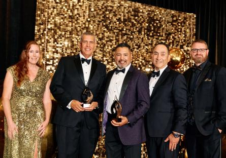 Award recipients pose for photo