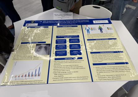 AI Summit presentation poster