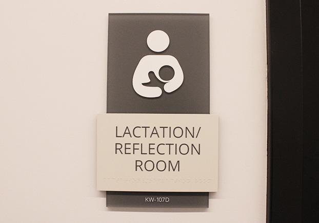 EMMC lactation room sign